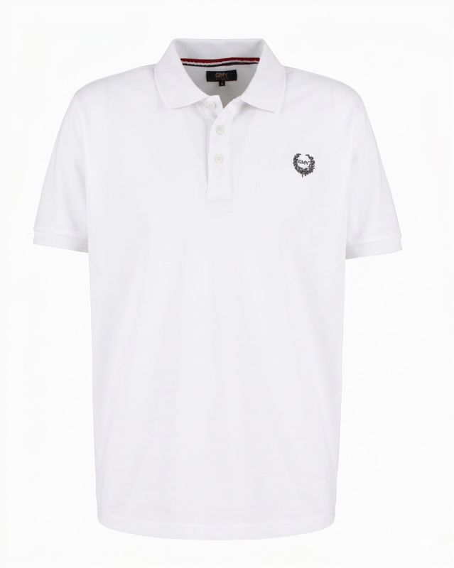 Product: GIANMARCO VENTURI - Polo mezza manica bianca (1 of 4)