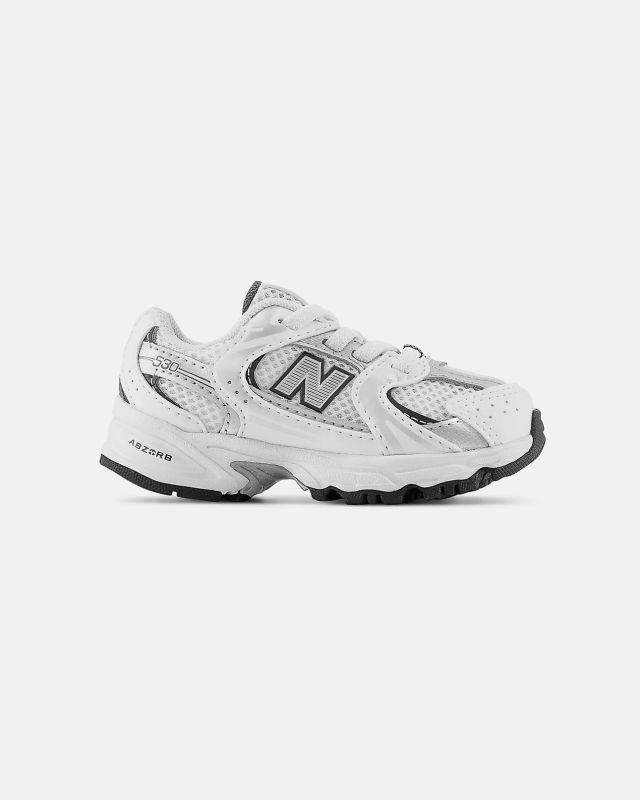 Product: NEW BALANCE 530 – SNEAKERS JUNIOR BUNGEE LACE  BIANCA / ARGENTO – IZ530SB1 (1 of 4)
