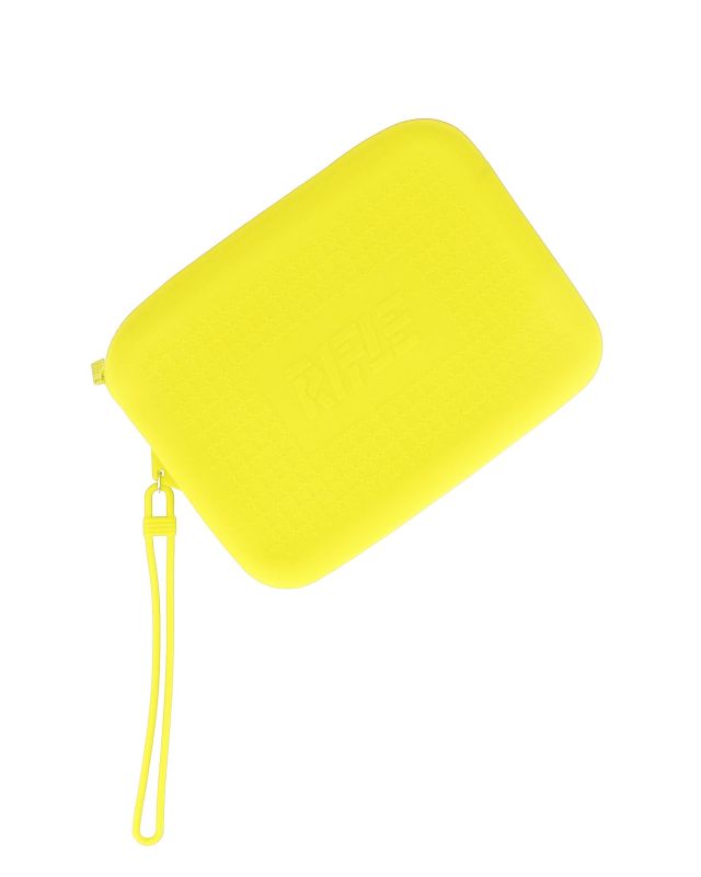 Product: RIFLE - Pochette gialla in silicone con polsiera (1 of 5)