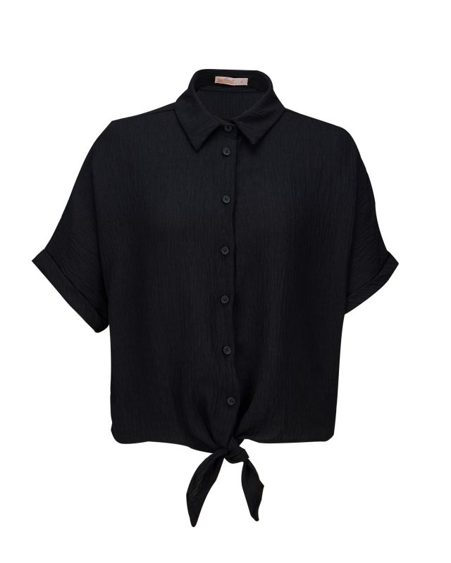 Product: BACHATA - Camicia a manica corta nera (1 of 2)