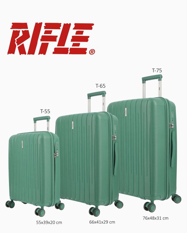 Product: RIFLE - TROLLEY VERDE IN ABS 4 RUOTE CON COMBINAZIONE TSA (1 of 10)