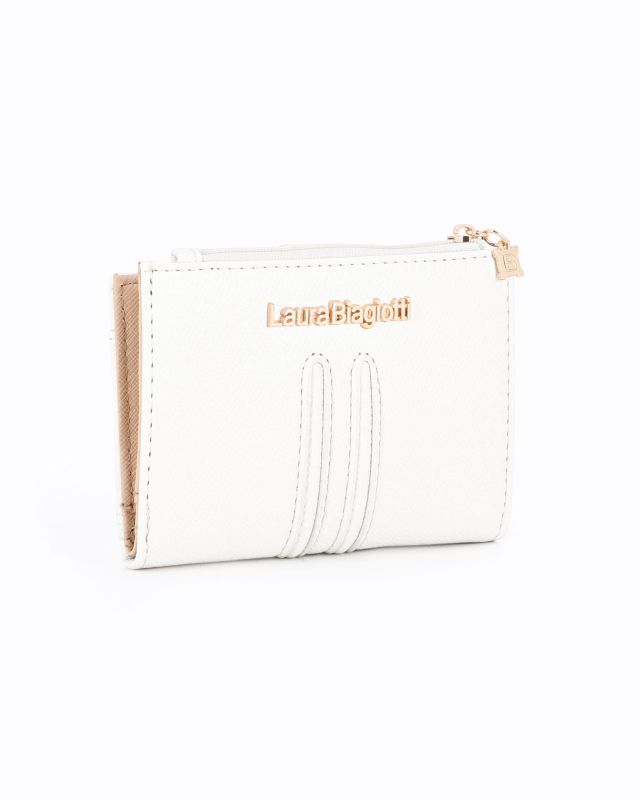 Product: LAURA BIAGIOTTI - Portafoglio bianco con pattina (1 of 3)