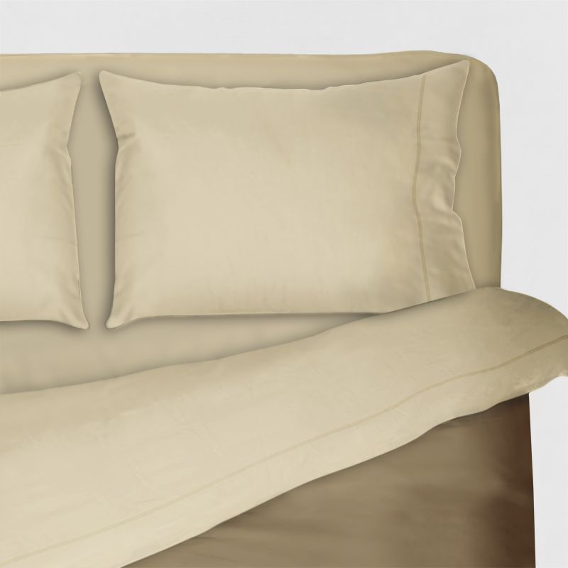 Product: MORFEO - LENZUOLA COPPIA MORFEO 1 PIAZZA TINTA UNITA BEIGE