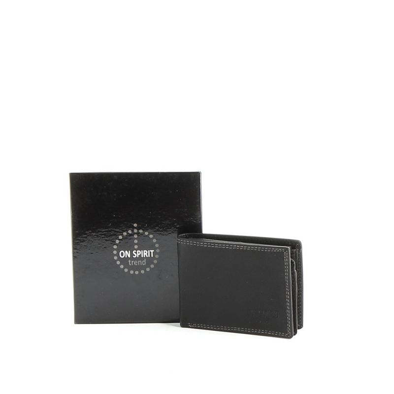 Product: ON SPIRIT- Portafoglio in VERA PELLE con due scomparti banconote (1 of 3)