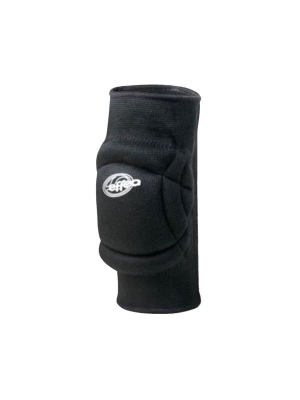 Product: EFFEA - Ginocchiera da pallavolo senior nera con imbottitura modellata e cuciture a zone differenziate