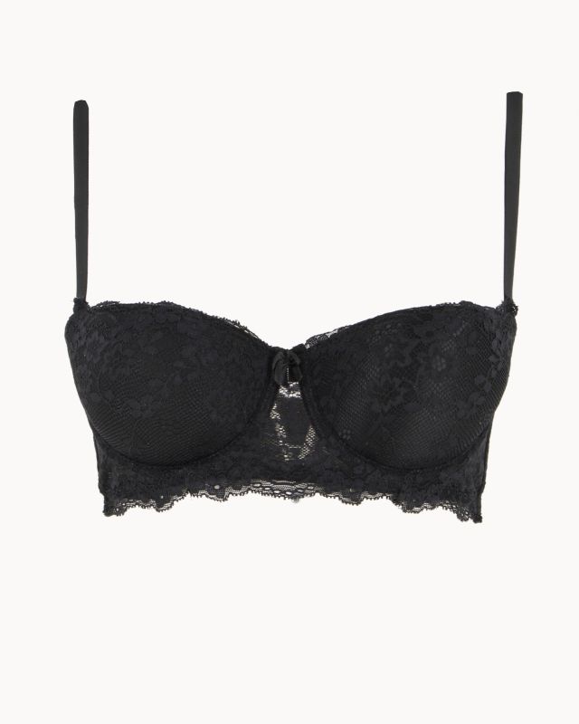 Product: GMV - REGGISENO DONNA BALONETTE IN PIZZO NERO (1 of 2)