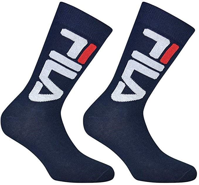 Product: FILA- Calza corta 2 paia unisex blu