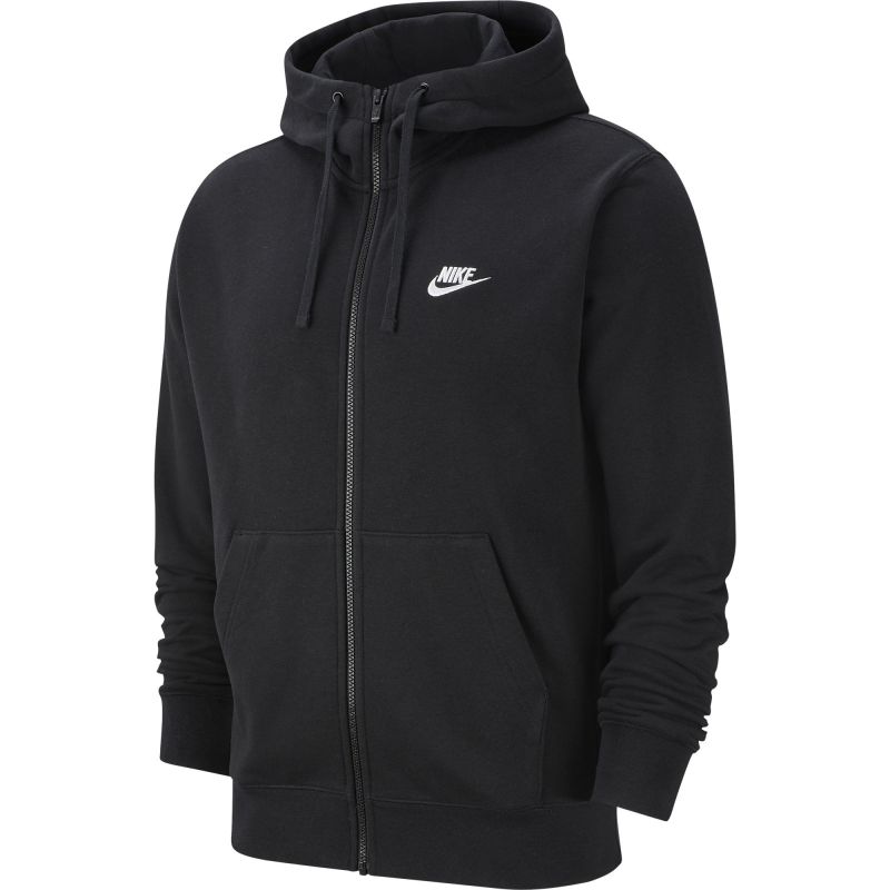 Product: NIKE - Felpa nera con zip frontale e cappuccio (1 of 3)