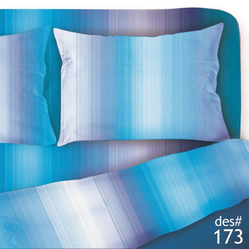 Product: MORFEO - LENZUOLA COPPIA MORFEO M/RIGHE CELESTE 2 PIAZZE