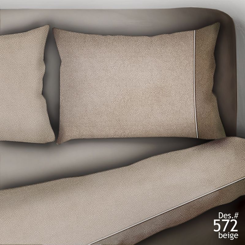 Product: MORFEO - LENZUOLA COPPIA MORFEO DISEGNO 572 BEIGE 1 PIAZZA E ½