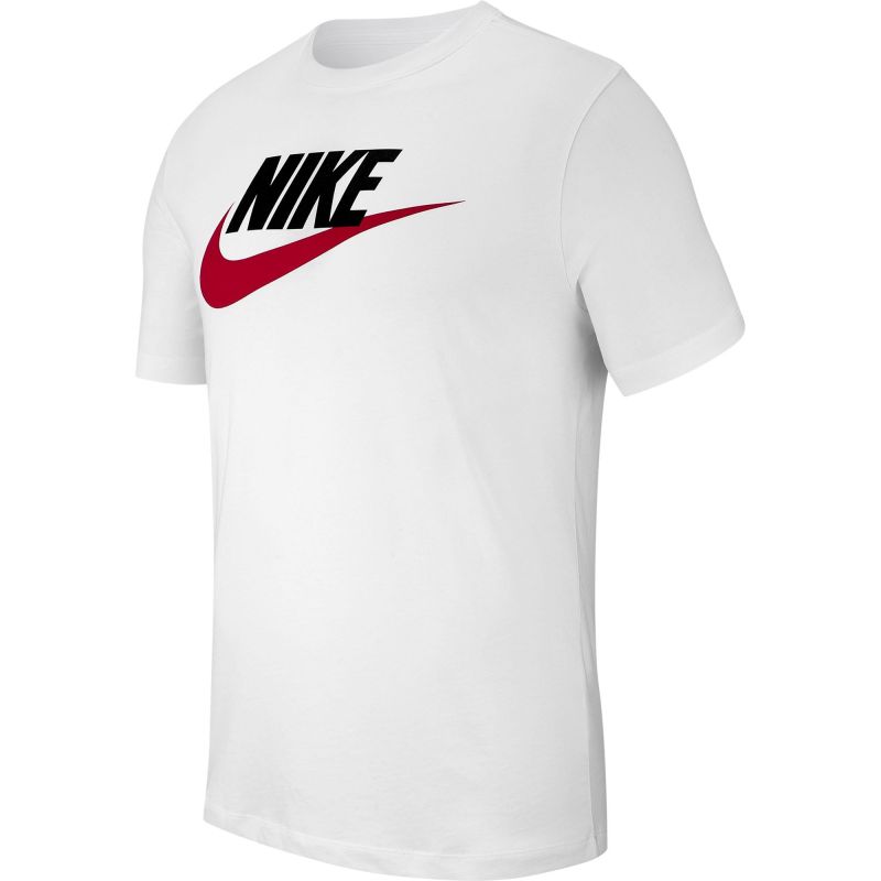 Product: NIKE - T-SHIRT MM NSW TEE ICON FUTURA WHT-BK-RE (1 of 2)