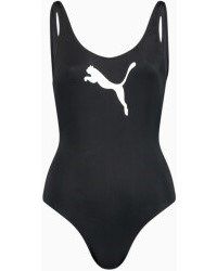 Product: PUMA - Costume da bagno intero nero con logo bianco (1 of 6)
