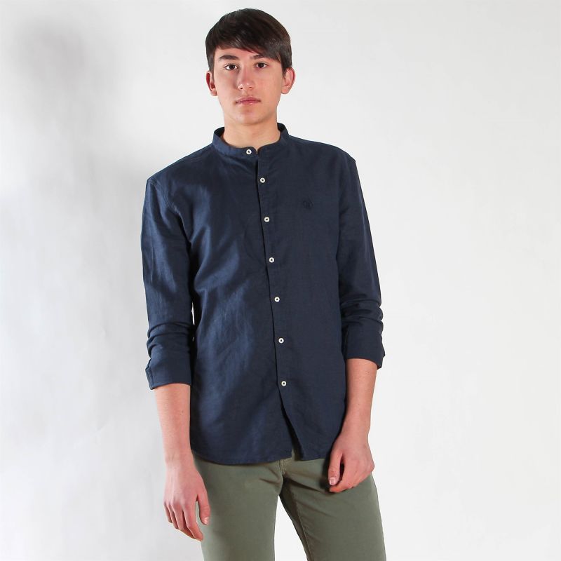 Product: BLUE LEMON - CAMICIA MANICA LUNGA LINO COREANO (1 of 5)