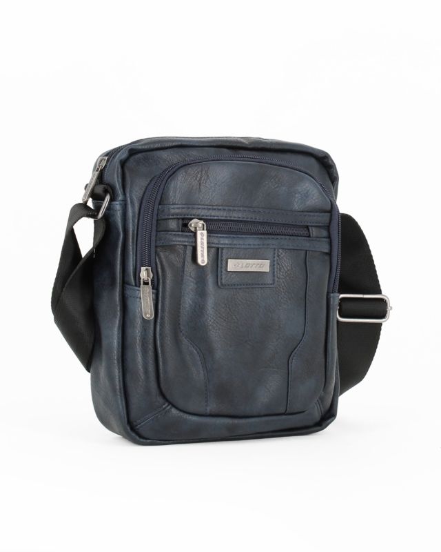Product: LOTTO - Borsello blu con doppia tasca frontale (1 of 4)