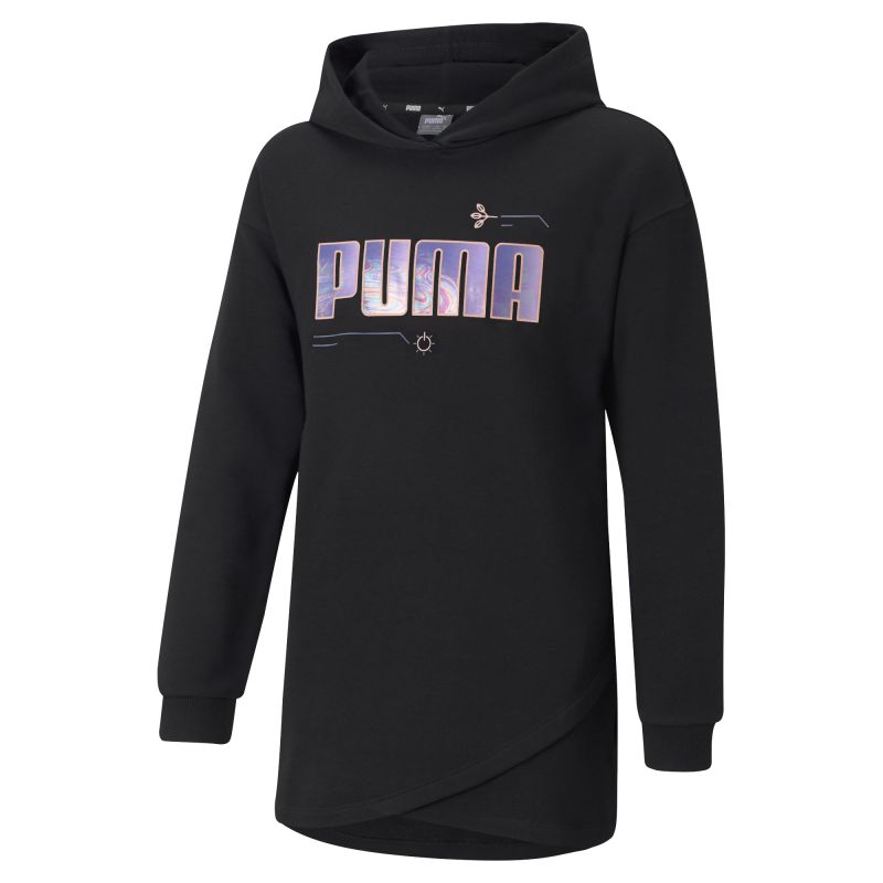 Product: PUMA - SWEAT C/CAPP.ALPHA ELONGATED HD BLACK
