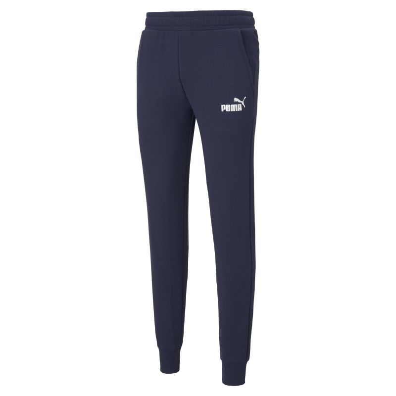 Product: PUMA - Pantalone felpa da uomo blu slim fit con elastico e lacci in vita