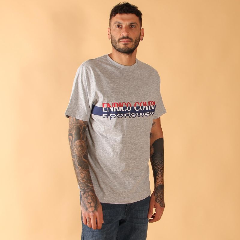 Product: ENRICO COVERI SPORTSWEAR - UOMO TSHIRT MEZZA MANICA SCRITTE (1 of 2)