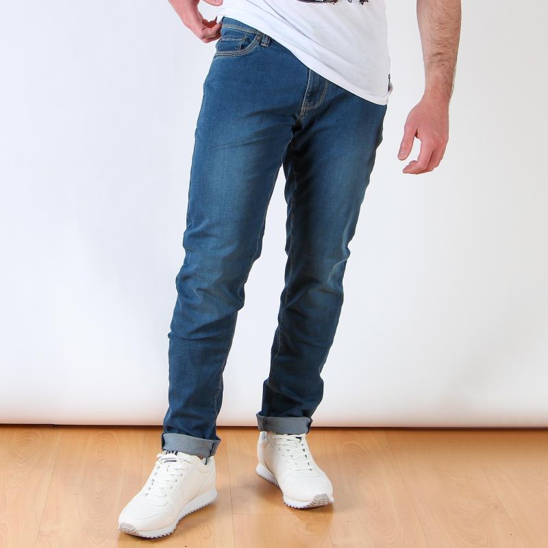 Product: WAMPUM - JEANS 5 TASCHE SABBIATO MEDIO ELASTICIZZATO (1 of 4)
