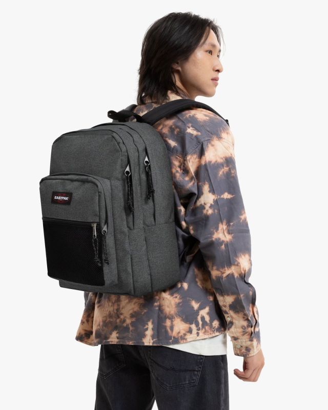 Product: EASTPAK - Zaino PINNACLE grigio con due scomparti principali, due tasche anteriori e un organizer interno (1 of 9)