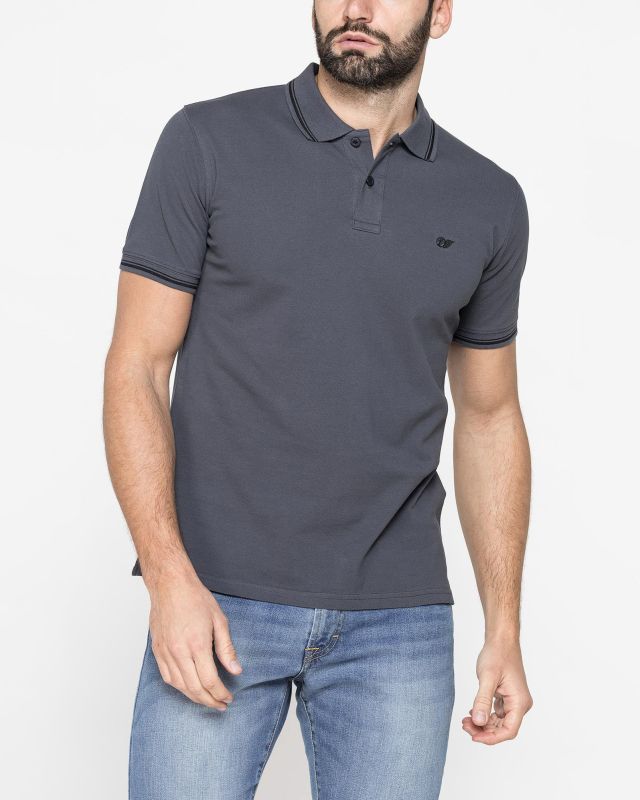 Product: CARRERA - POLO PIQUET MANICA CORTA BASIC CON BORDINO A CONTRASTO (1 of 3)