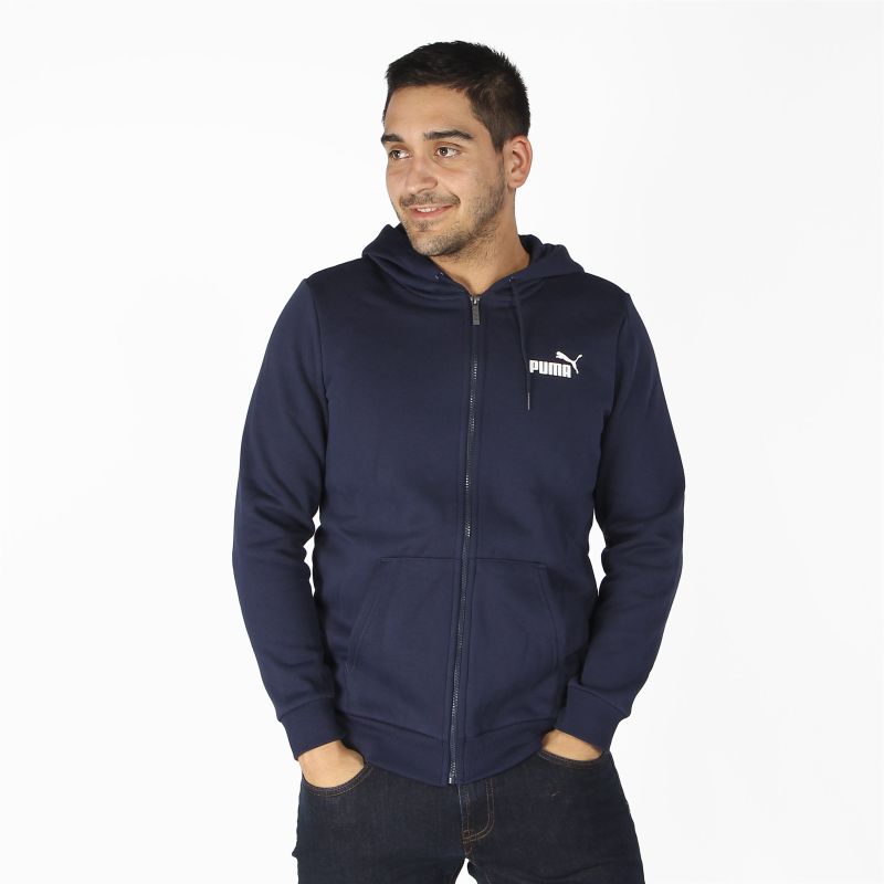 Product: PUMA - JACKET C/CAPP.ESS SMALL LOGO FZ HD NAVY - 58670206 (1 of 4)