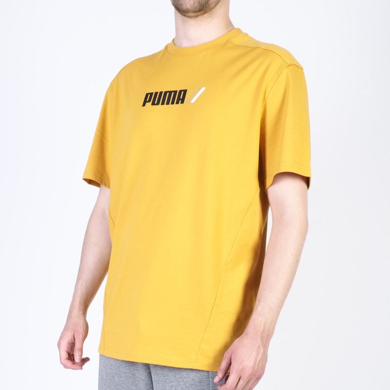 Product: PUMA - T-SHIRT MM RAD/CAL TEE YELLOW - 58938537 (1 of 4)