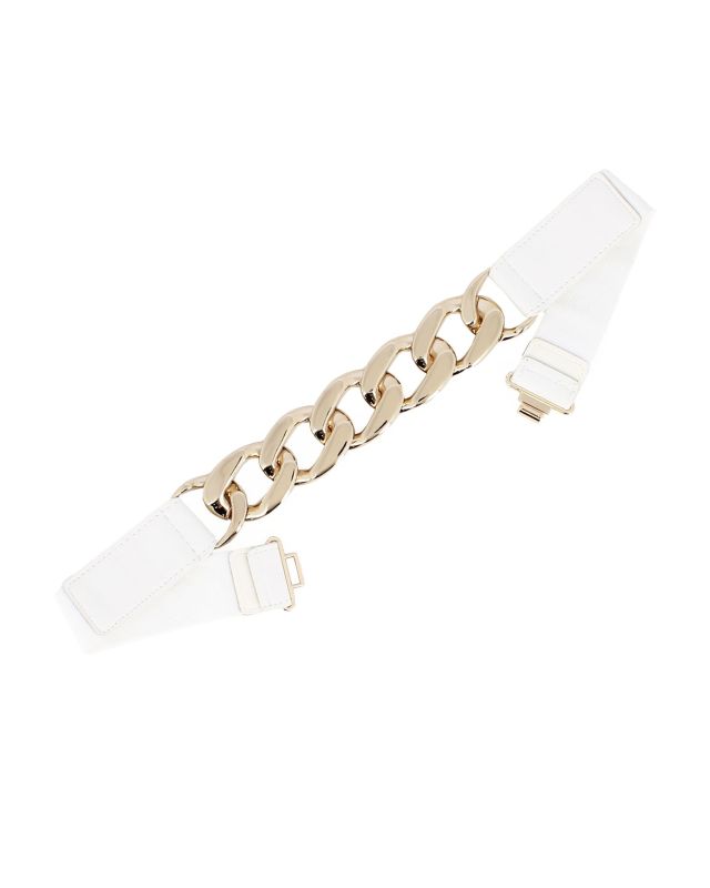 Product: CINTA ELASTICA BIANCA CON CATENA (1 of 3)