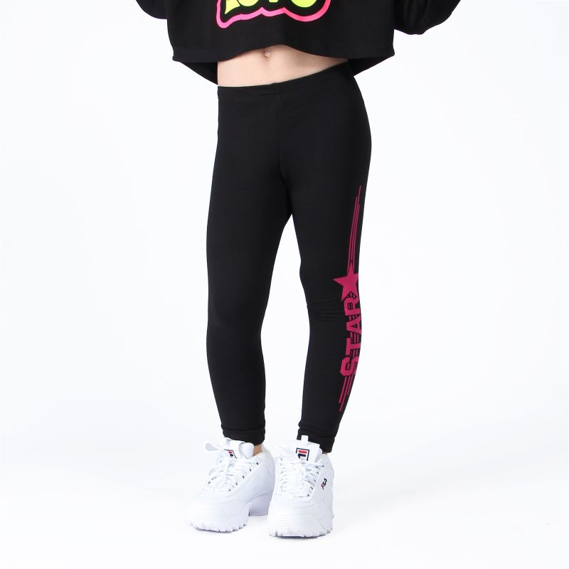 Product: BACHATA - BIMBA LEGGINGS NERO/FUXIA (1 of 3)
