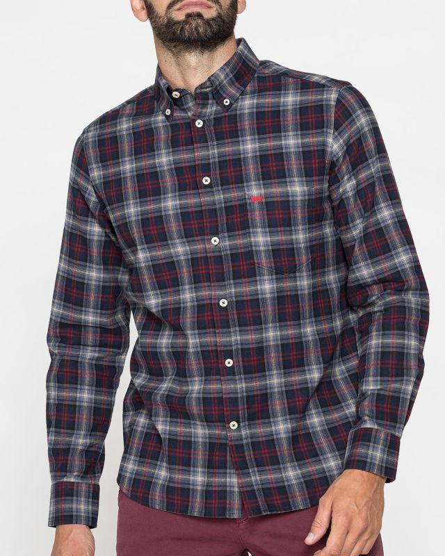 Product: CARRERA - UOMO CAMICIA MANICA LUNGA SCOZZESE FLANELLA (1 of 3)