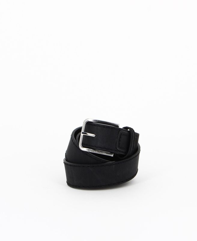 Product: SERGIO TACCHINI - Cinta nera con fodera in VERA PELLE e fibbia senza nichel