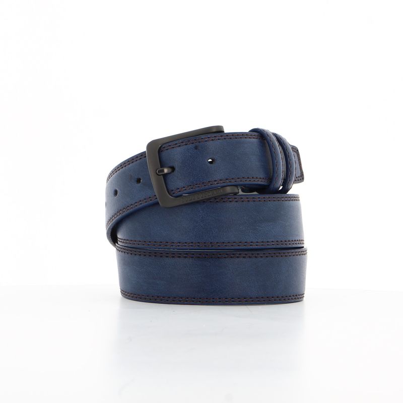 Product: SOLO SOPRANI - Cinta jeans da uomo con fodera in VERA PELLE
