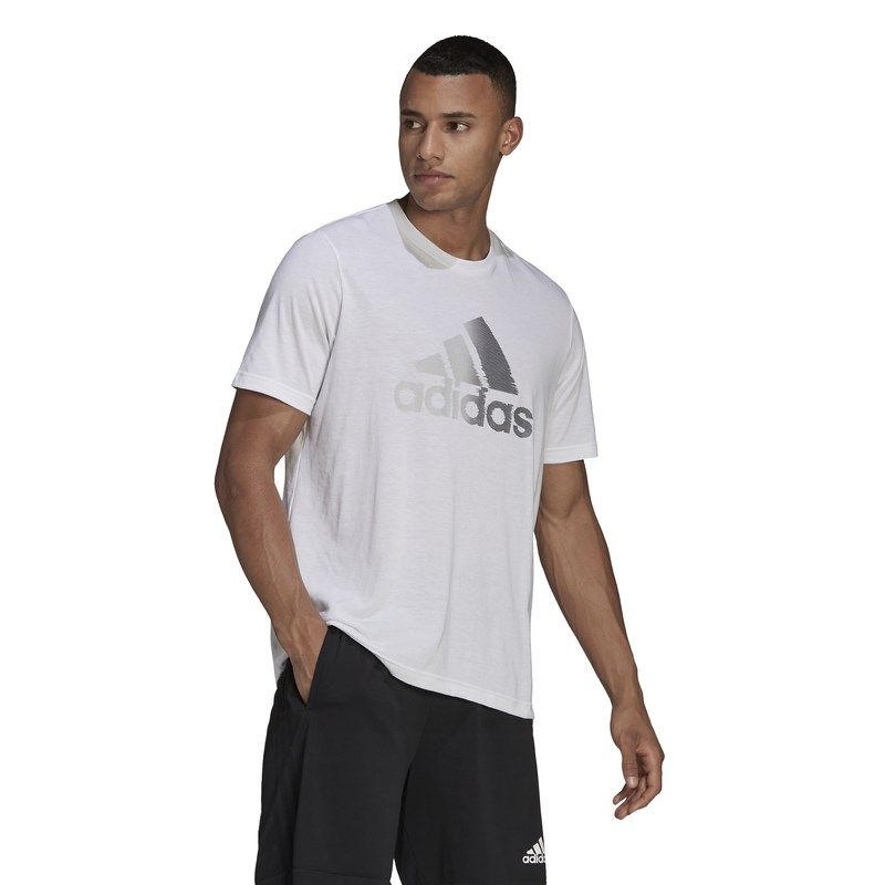 Product: ADIDAS - T-SHIRT MM D2M LOGO TEE WHITE - HF7210 (1 of 3)