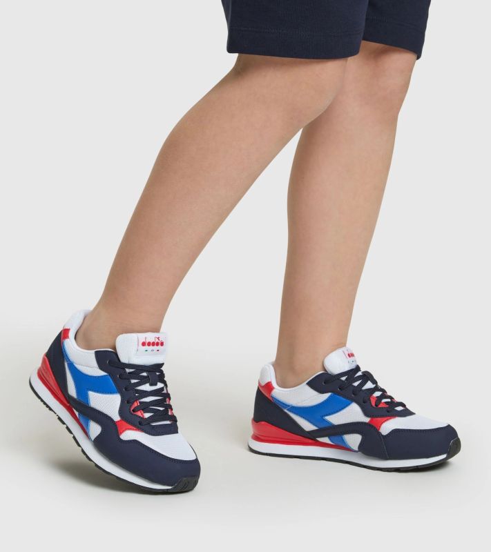 Product: PUMA - Sneakers bianca e blu con dettagli rossi, numerata 36/39 - N 92 GS (1 of 4)