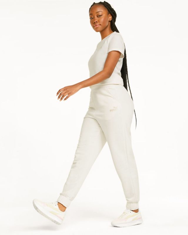 Product: PUMA - Pantalone da donna panna a vita alta (1 of 3)