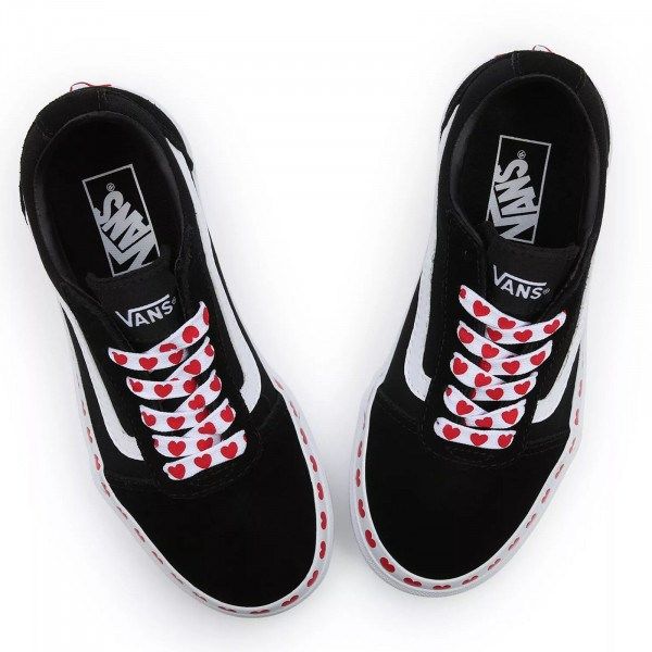 Product: VANS - SCARPA WARD GS 12%-6(HEART FOXING)BLK-WH - VN0A5KR7AQZ1 (1 of 4)