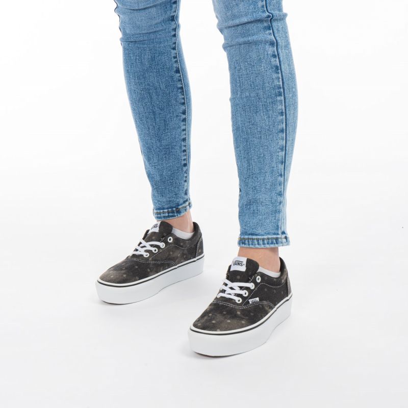 Product: VANS - SCARPA DOHENY PLATFORM(DENIM DOTS)BLK-WH - VN0A4U21BBE1 (1 of 4)
