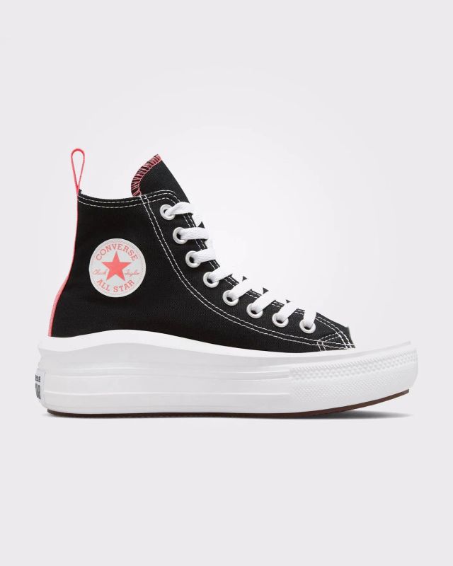 Product: CONVERSE SCARPA NERA CHUCK TAYLOR ALL STAR MOVE JUNIOR  - 271716C (1 of 5)