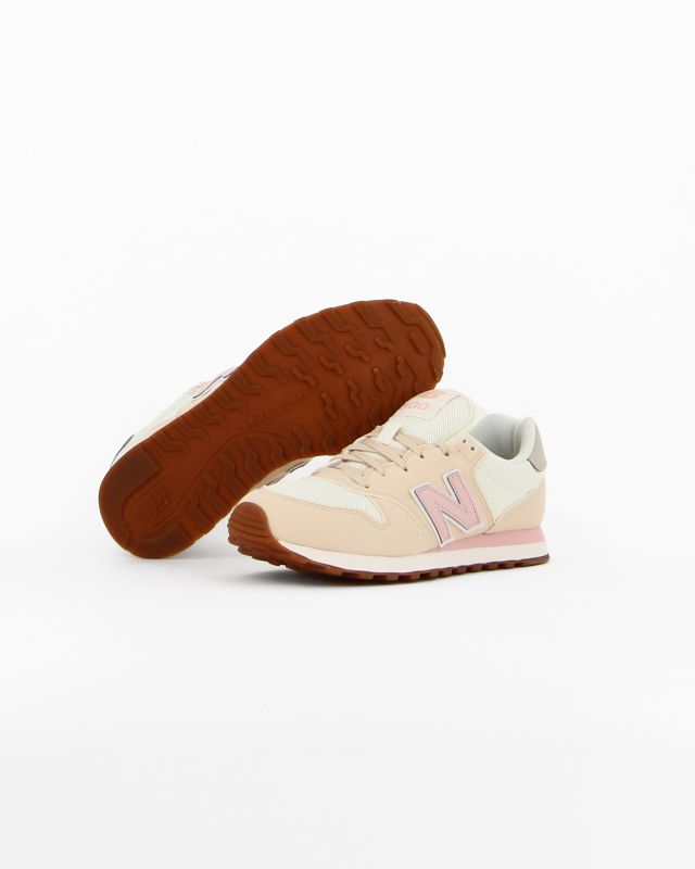 Product: NEW BALANCE - Sneakers da donna beige e rosa con dettagli scamosciati e soletta NB comfort (1 of 5)