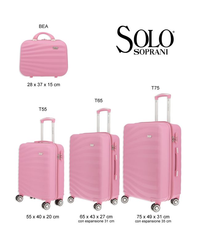 Product: SOLO SOPRANI - TROLLEY ROSA ABS CON 4 RUOTE DOPPIE (1 of 13)