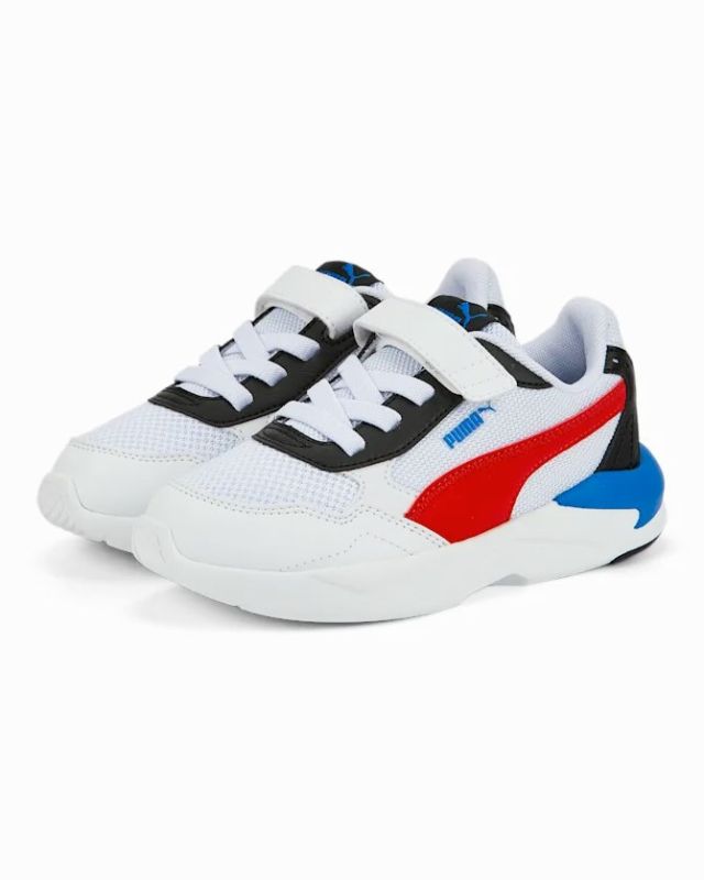Product: PUMA - Sneakers da bambino bianca con dettagli colorati e soletta in memory foam, numerata 28/35 - X RAY SPEED LITE AC PS (1 of 6)