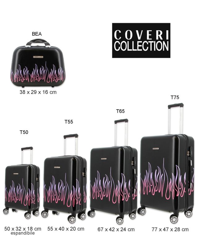 Product: TROLLEY ABS 4RUOTE CON FIAMME (1 of 15)