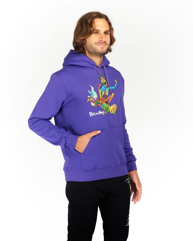 Product: RICK AND MORTY - UOMO FELPA CON CAPPUCCIO (1 of 5)