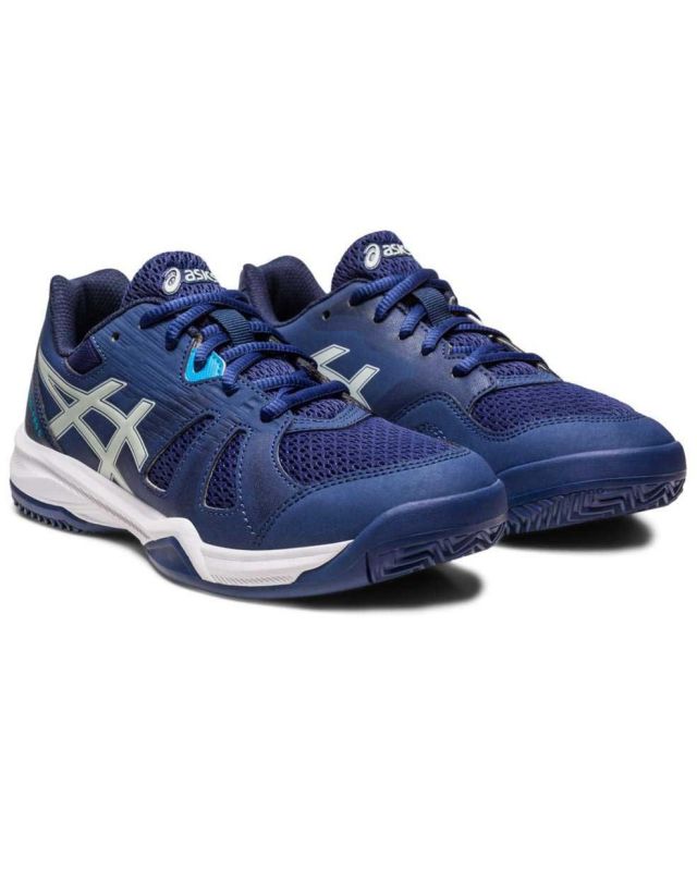 Product: ASICS - Scarpa da padel blu scuro con ammortizzazione in GEL, numerata 35,5/40 - GEL PADEL PRO 5 GS (1 of 7)