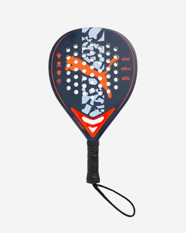 Product: PUMA - Racchetta da padel blu scuro e arancione in fibra di vetro - SOLARCOURT (1 of 3)