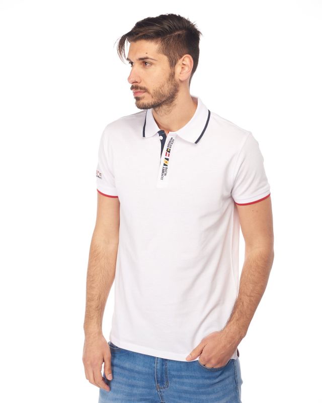 Product: POLO MEZZA MANICA PIQUET RICAMO BANDIERA (1 of 4)
