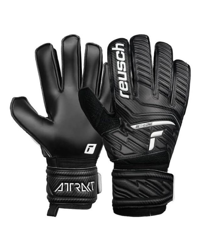 Product: REUSCH - Guanti da portiere uomo neri e bianchi - ATTRAKT STARTER SOLID (1 of 5)