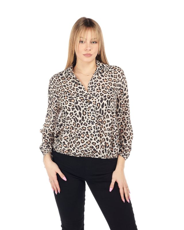 Product: PAQUITA - CAMICIA MANICA 3/4 FANTASIA MACULATO (1 of 4)