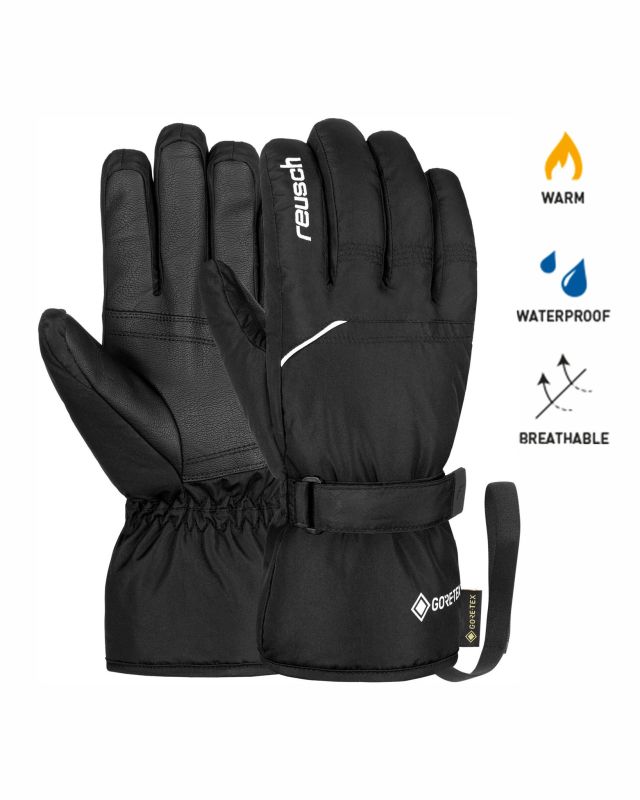 Product: REUSCH - Guanti sci neri e bianchi da uomo idrorepellenti, antivento e ultratraspiranti - SVEN GORE-TEX (1 of 6)