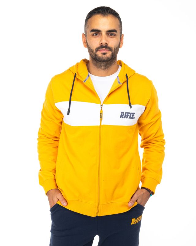 Product: RIFLE - UOMO FELPA FULL CON CAPPUCCIO (1 of 4)
