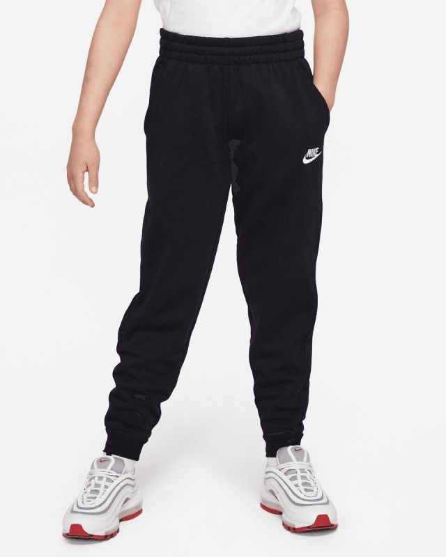 Product: NIKE - Pantalone tuta da bambino nero con logo bianco (1 of 3)